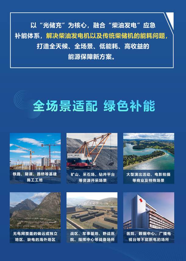 綠色能源升級整體解決方案，光柴儲一體化設(shè)備震撼發(fā)布！能源升級不斷電，綠色施工向未來!(圖2)
